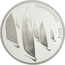 Moneta, Lituania, LONDONAS 2012, 50 Litu, 2011, FDC, Argento