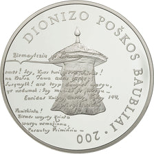 Coin, Lithuania, DIONIZO POSKOS BAUBLIAI, 50 Litu, 2012, MS(65-70), Silver