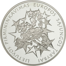 Coin, Lithuania, LIETUVOS EUROPOS, 50 Litu, 2013, MS(65-70), Silver