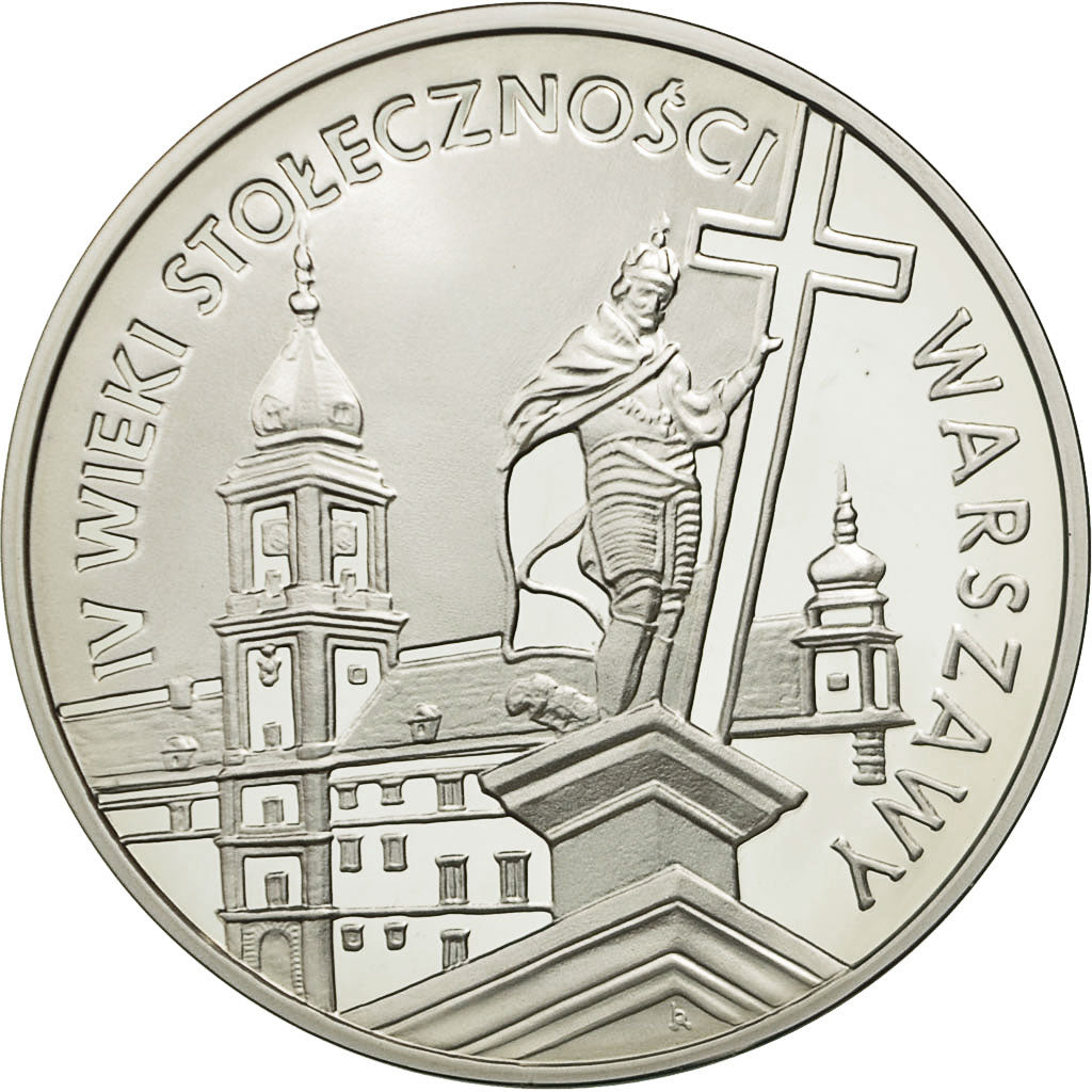 Monnaie, Pologne, 20 Zlotych, 1996, FDC, Argent, KM:309