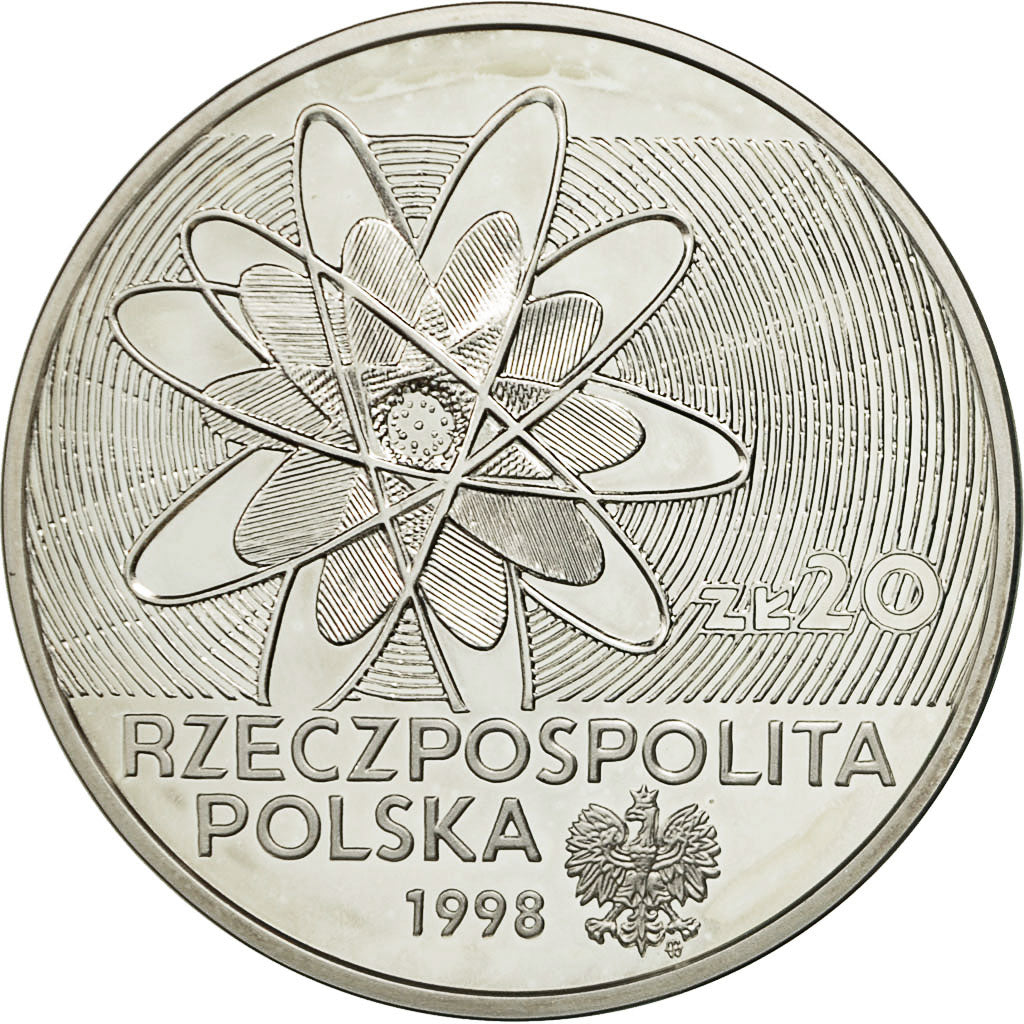 Coin, Poland, 20 Zlotych, 1998, MS(65-70), Silver, KM:354