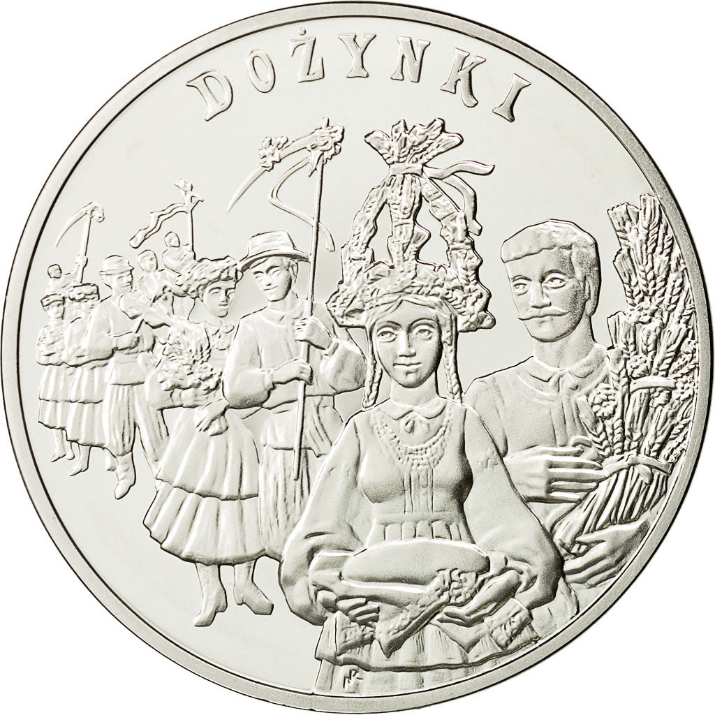 Coin, Poland, 20 Zlotych, 2004, Warsaw, MS(65-70), Silver, KM:508