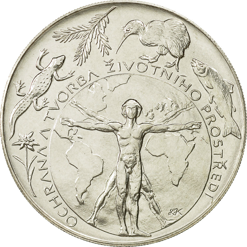 Coin, Czech Republic, 200 Korun, 1994, Jablonec nad Nisou, MS(60-62), KM 14