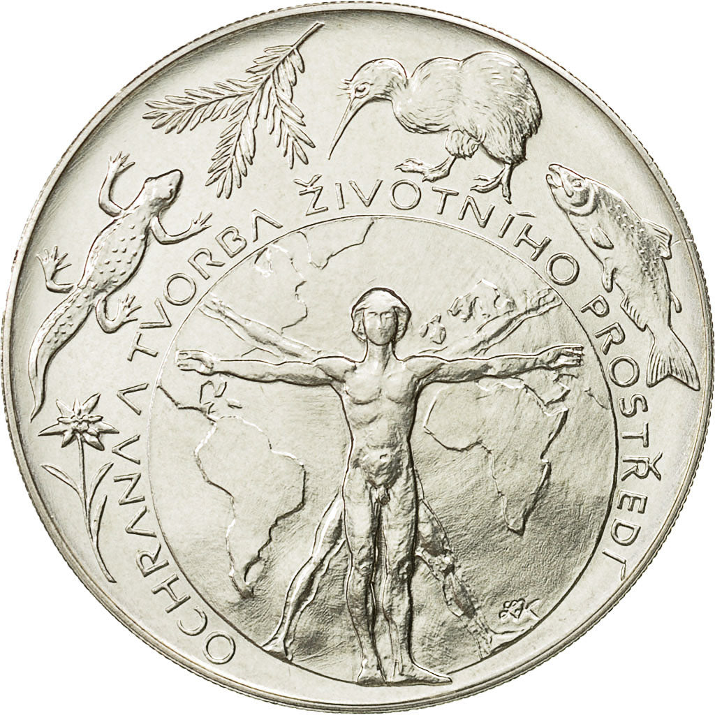 Coin, Czech Republic, 200 Korun, 1994, Jablonec nad Nisou, MS(60-62), KM 14
