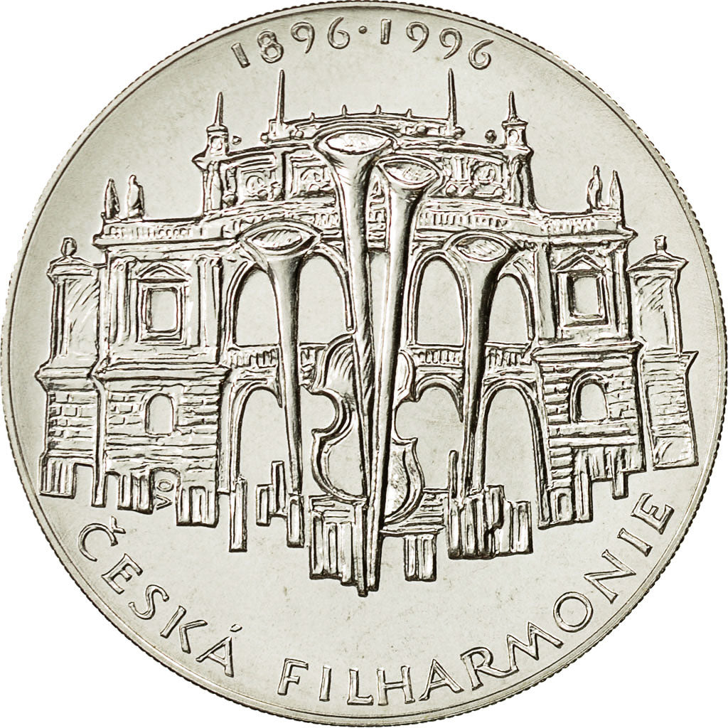Coin, Czech Republic, 200 Korun, 1996, Jablonec nad Nisou, MS(60-62), Silver