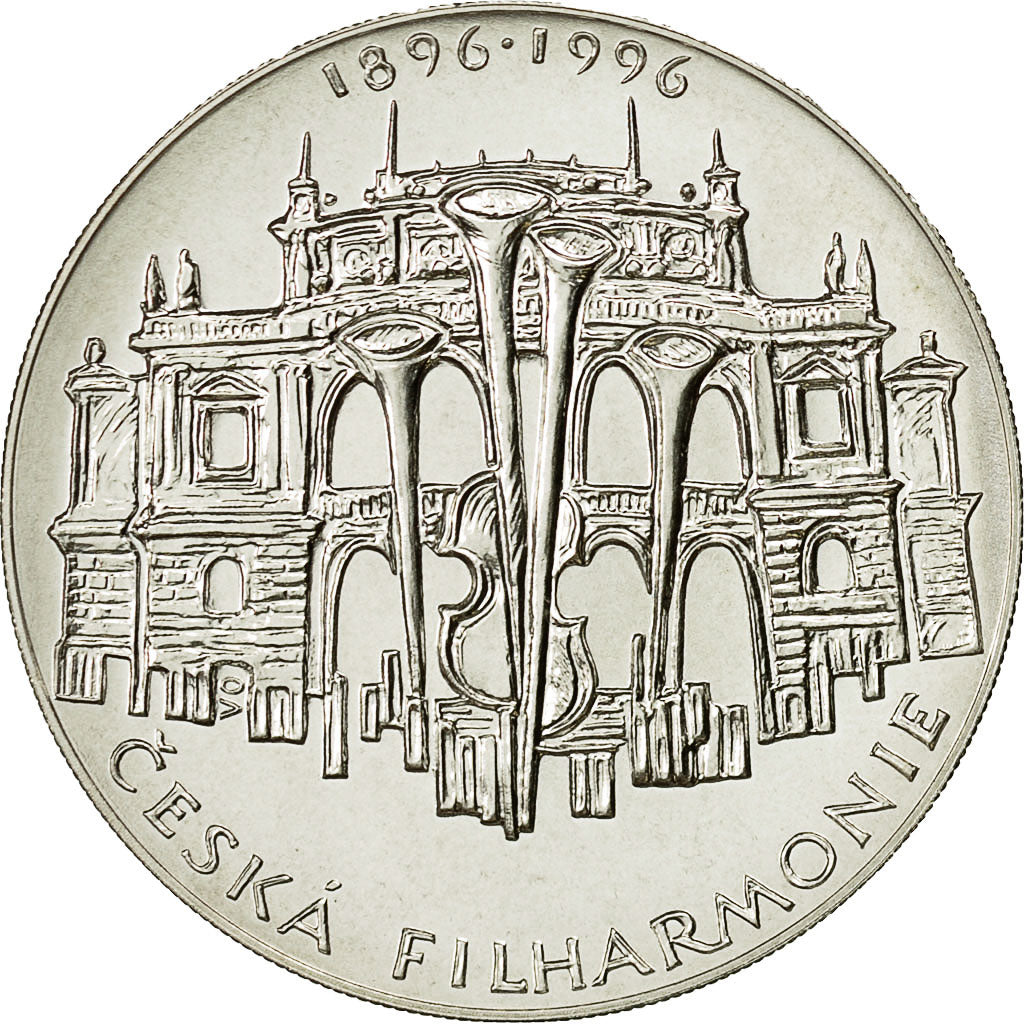 Coin, Czech Republic, 200 Korun, 1996, Jablonec nad Nisou, MS(60-62), Silver