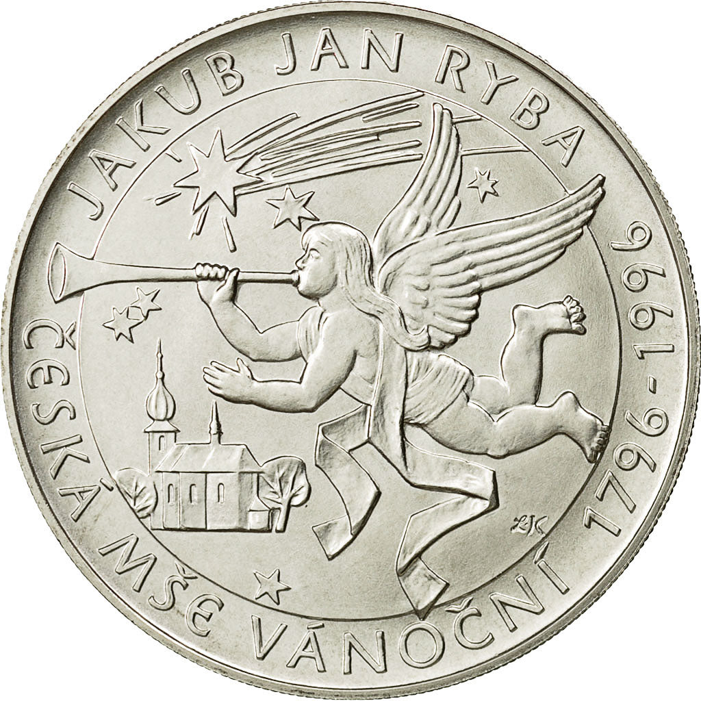 Coin, Czech Republic, 200 Korun, 1996, Jablonec nad Nisou, MS(60-62), KM 25