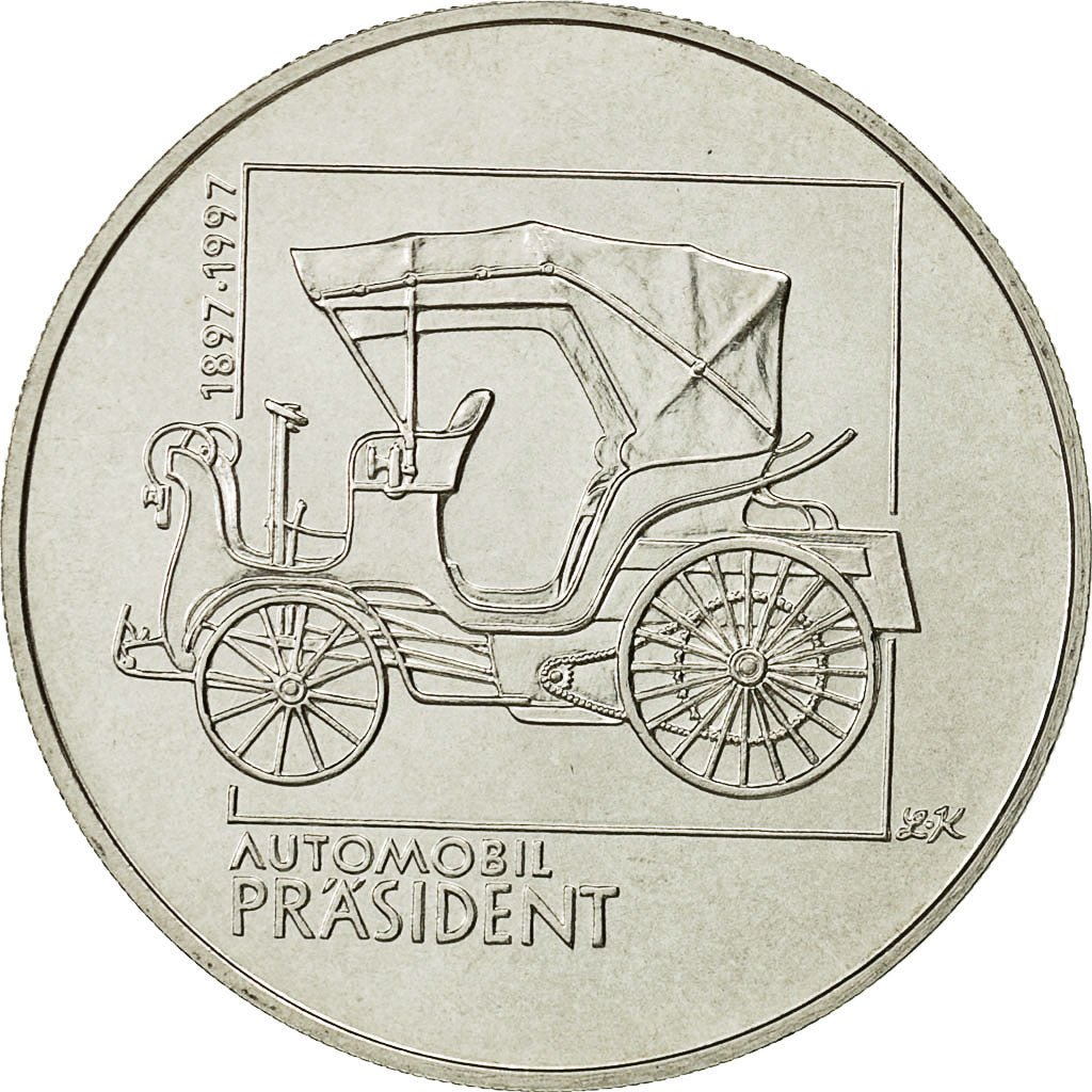 Coin, Czech Republic, 200 Korun, 1997, MS(60-62), Silver, KM:26