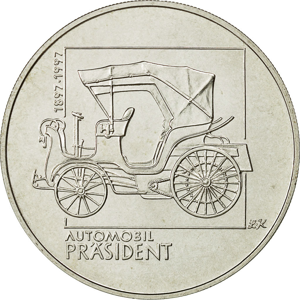 Coin, Czech Republic, 200 Korun, 1997, MS(60-62), Silver, KM:26