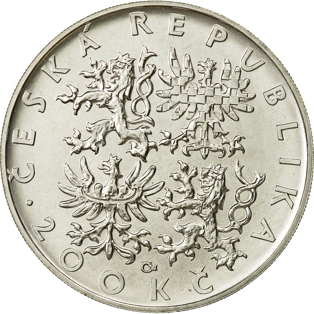 Monnaie, République Tchèque, 200 Korun, 1997, Jablonec nad Nisou, KM 27