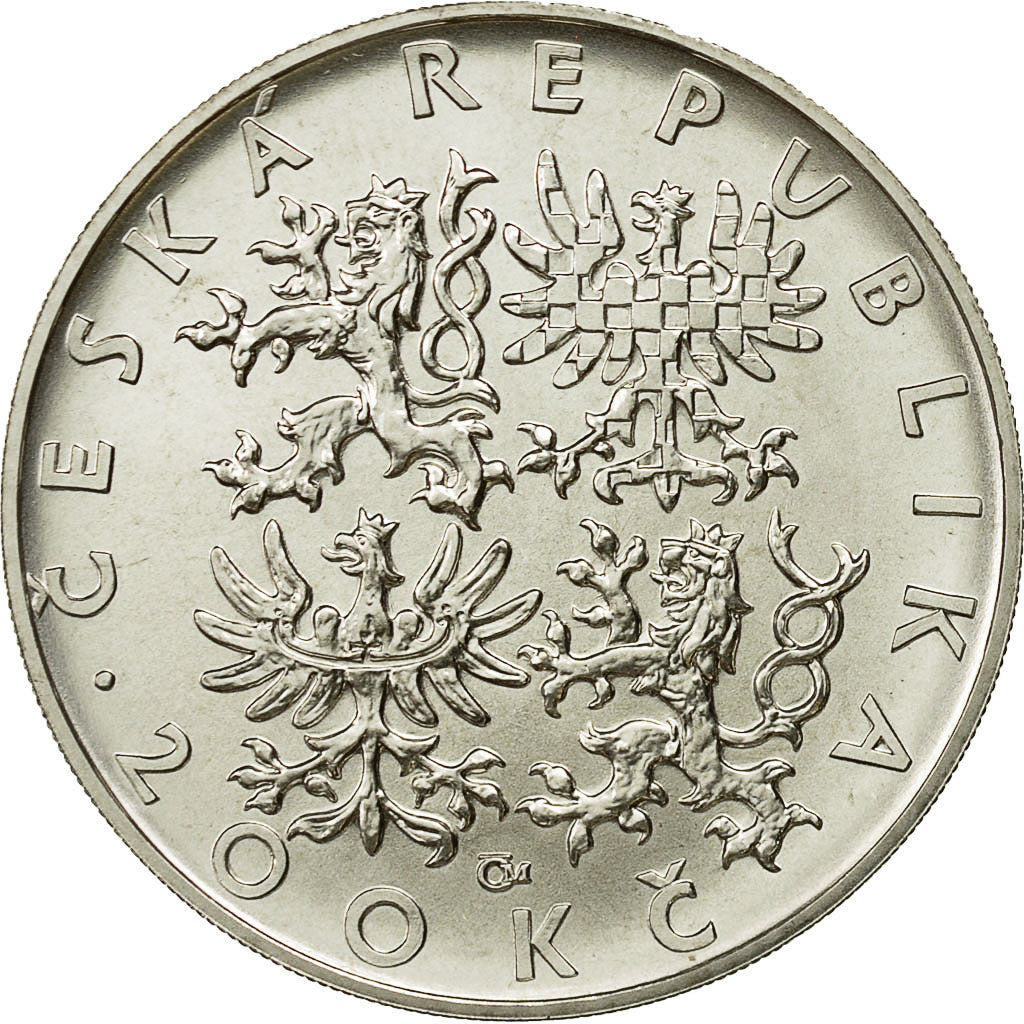 Moneta, Repubblica Ceca, 200 Korun, 1997, Jablonec nad Nisou, SPL, KM 27