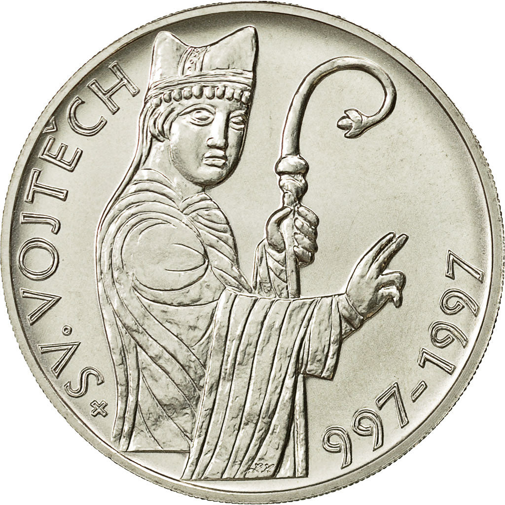Coin, Czech Republic, 200 Korun, 1997, Jablonec nad Nisou, MS(60-62), Silver