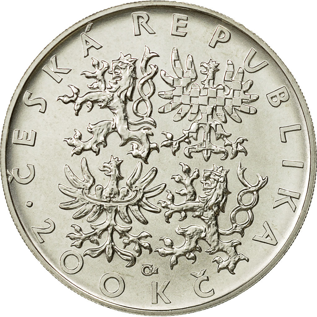 Coin, Czech Republic, 200 Korun, 1997, Jablonec nad Nisou, MS(60-62), Silver