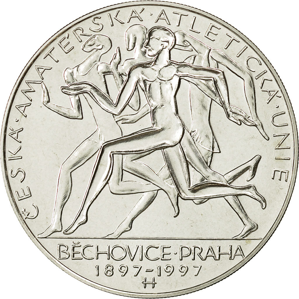 Münze, Tschechische Republik, 200 Korun, 1997, Jablonec nad Nisou, VZ+, Silber