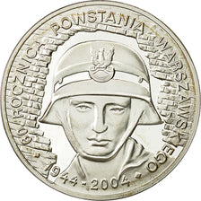 Coin, Poland, 10 Zlotych, 2004, Warsaw, MS(63), Silver, KM:497
