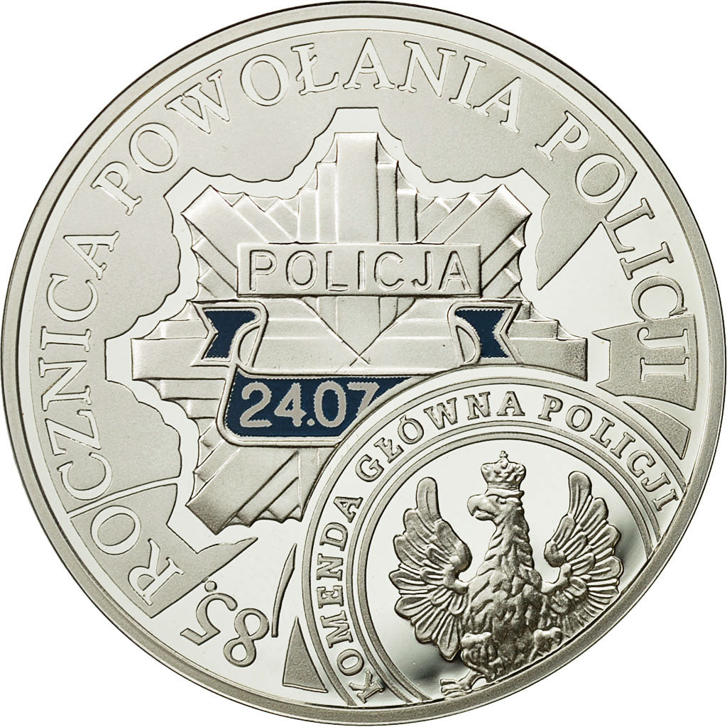 Coin, Poland, 10 Zlotych, 2004, Warsaw, MS(63), Silver, KM:502