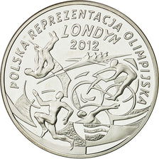 Moneda, Polonia, 10 Zlotych, 2012, Warsaw, SC, Plata, KM:833