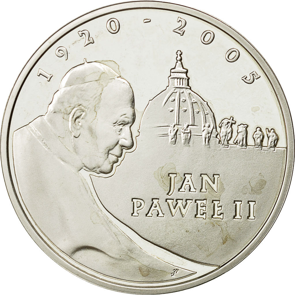 Moneta, Polonia, 10 Zlotych, 2005, Warsaw, SPL, Argento, KM:539