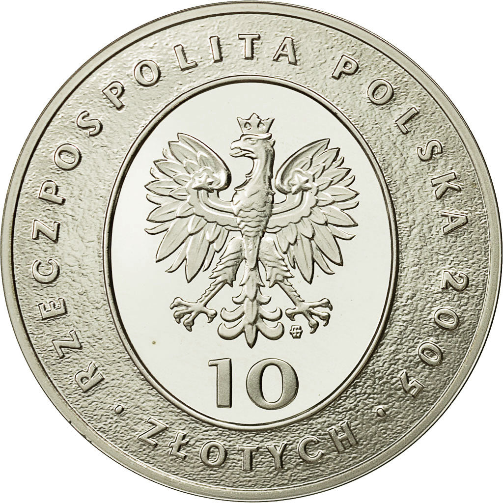 Coin, Poland, 10 Zlotych, 2005, Warsaw, MS(63), Silver, KM:596