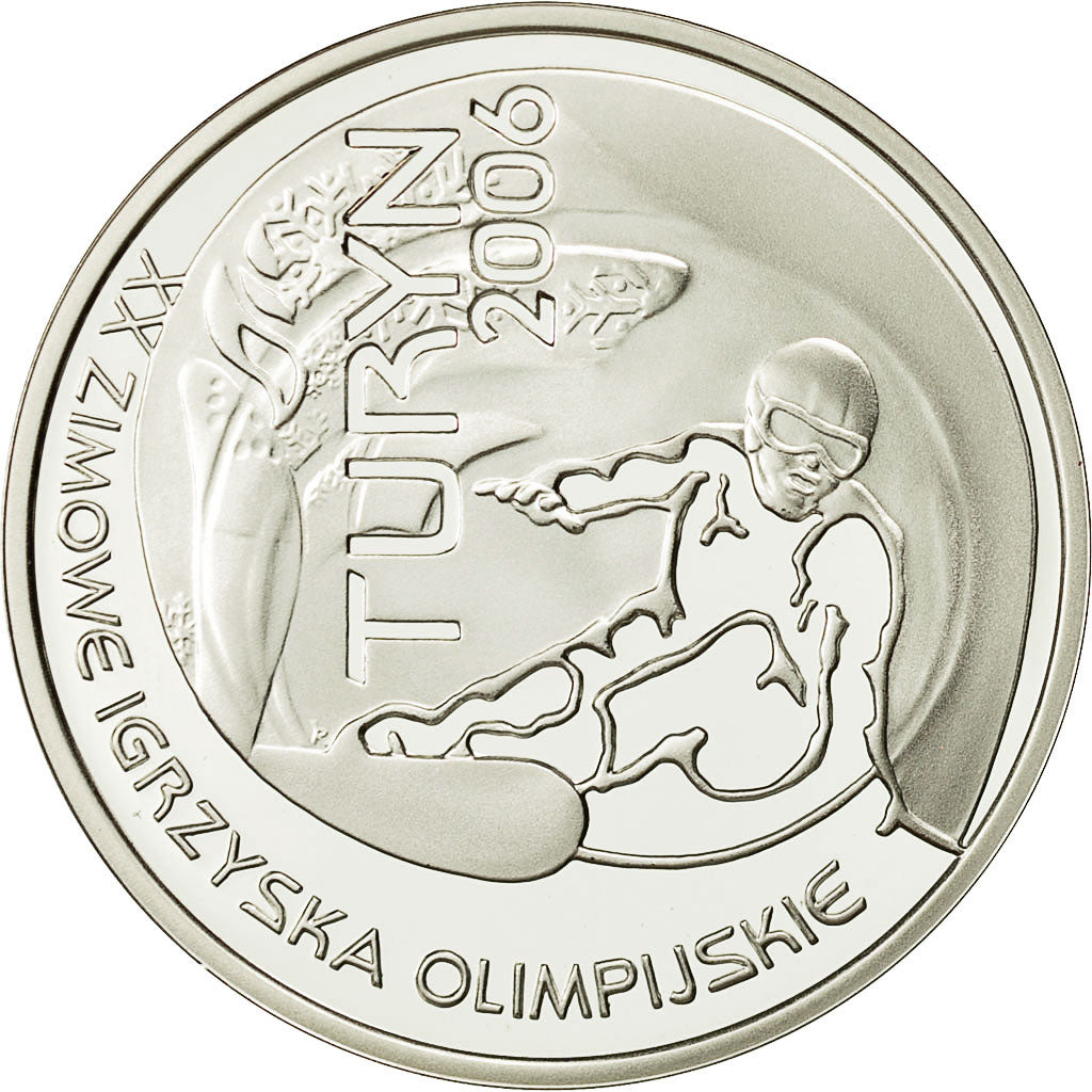 Coin, Poland, 10 Zlotych, 2006, Warsaw, MS(63), Silver, KM:555