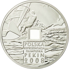Coin, Poland, 10 Zlotych, 2008, MS(63), Silver, KM:646