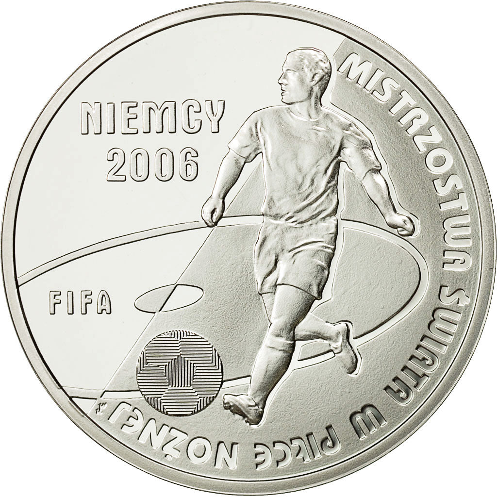 Moneda, Polonia, NIEMCY, 10 Zlotych, 2006, SC, Plata