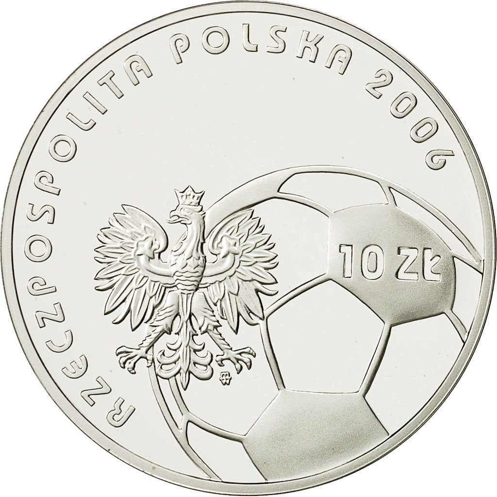 Moneda, Polonia, NIEMCY, 10 Zlotych, 2006, SC, Plata