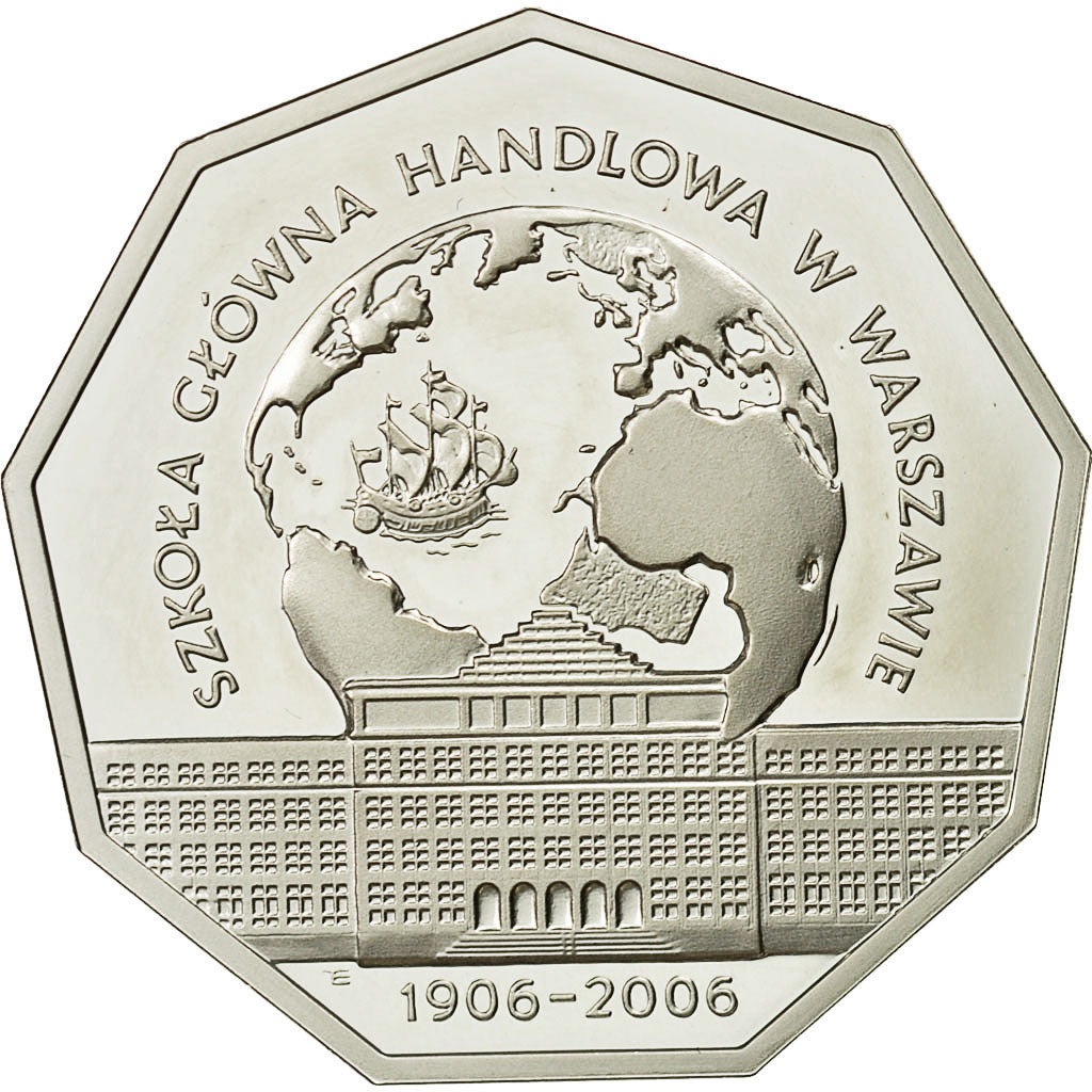 Moneta, Polonia, SZKOLA CLOWNA HANDLOWA W WARSAWIE, 10 Zlotych, 2006, SPL