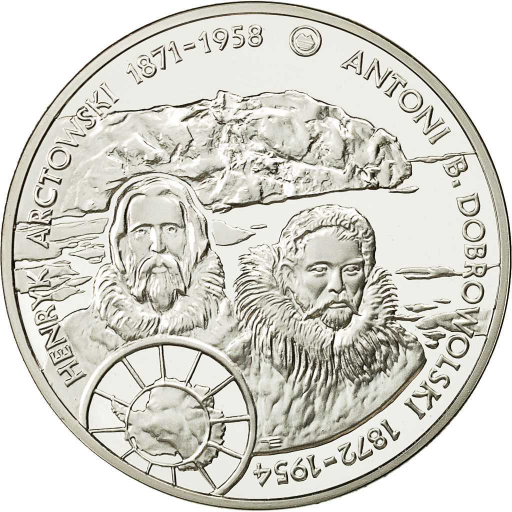 Coin, Poland, 10 Zlotych, 2007, Warsaw, MS(60-62), Silver, KM:601