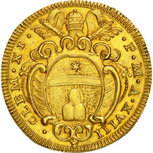 Monnaie, États italiens, PAPAL STATES, Clement XI, Scudo d'Oro, 1718, SUP+, Or