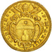 Coin, ITALIAN STATES, PAPAL STATES, Clement XI, Scudo d'Oro, 1718, MS(60-62)