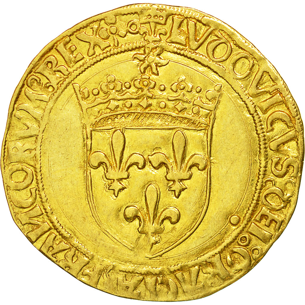 Moneta, Francia, Louis XII, Louis XII, Ecu d'or, Lyon, SPL-, Oro, Duplessy:647