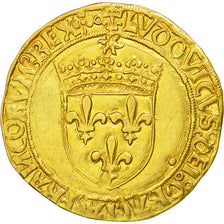 Coin, France, Louis XII, Louis XII, Ecu d'or, Lyon, AU(55-58), Gold