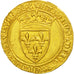 Monnaie, France, Charles VI, Charles VI, Ecu d'or, Undated, La Rochelle, SUP