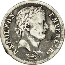 Moneda, Francia, Napoléon I, 1/2 Franc, 1808, Lille, BC+, Plata, KM:680.14