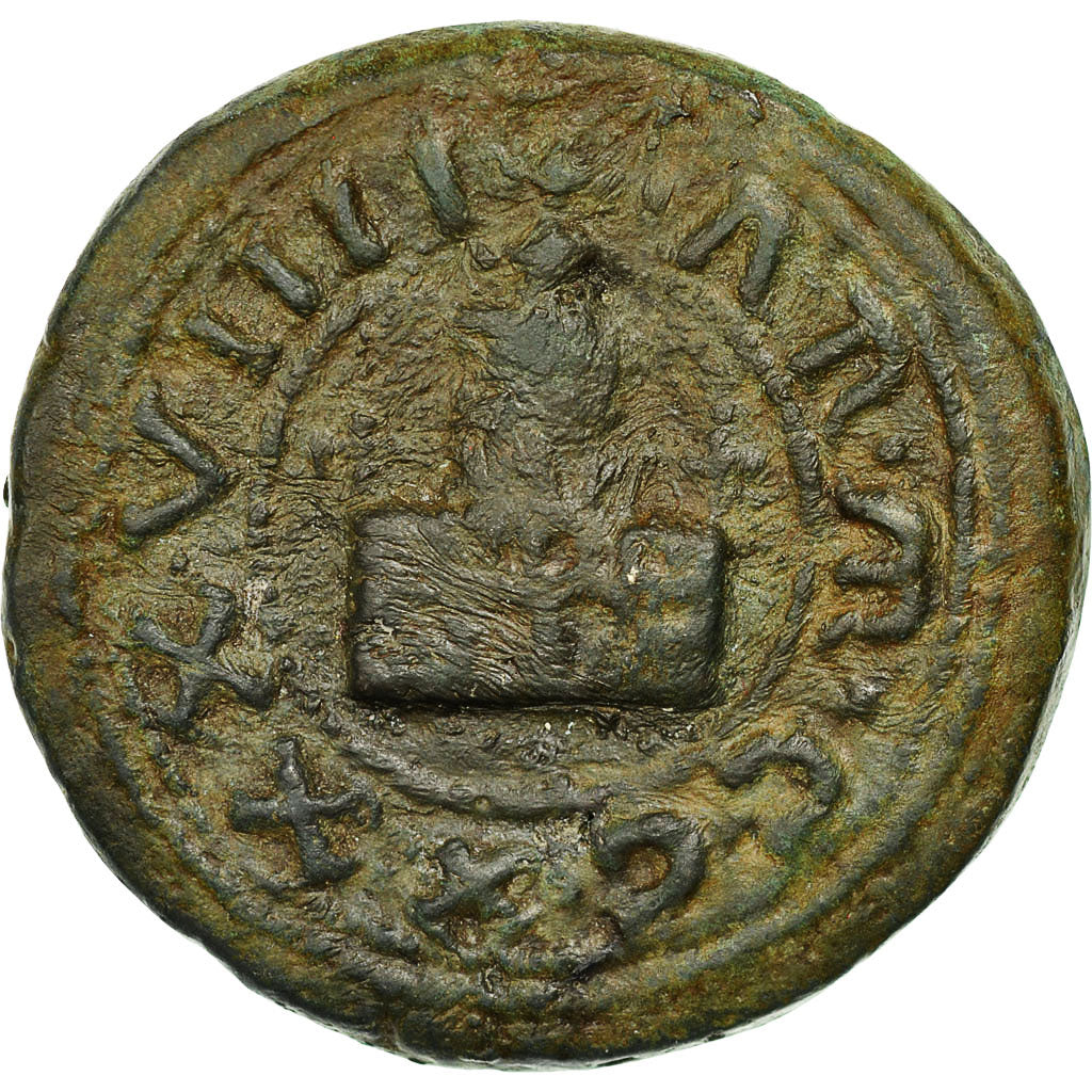 France, 1/4 Livre, Poids de Toulouse, History, 1239, TTB, Bronze