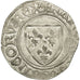 Monnaie, France, Charles VI, Charles VI, Blanc Guénar, TB+, Billon