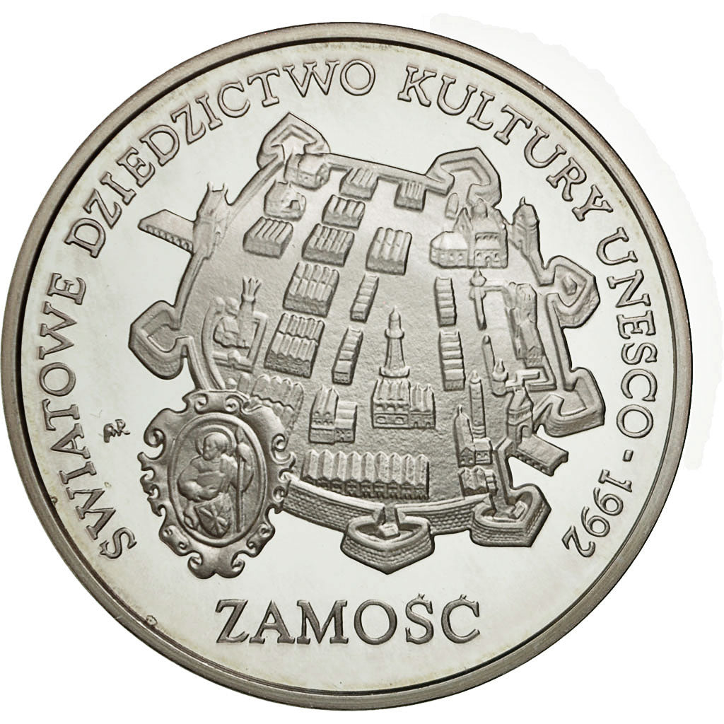 Coin, Poland, 300000 Zlotych, 1993, MS(63), Silver, KM:260