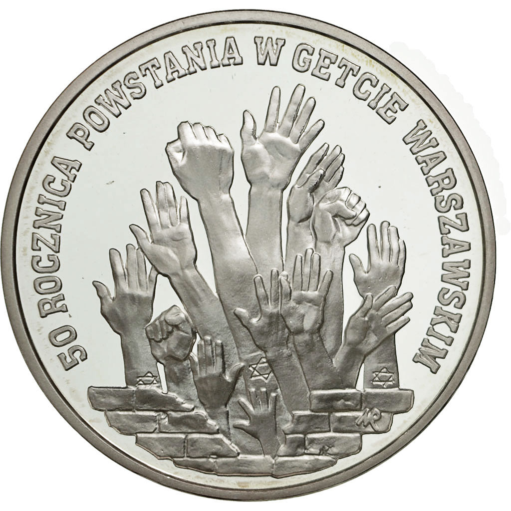 Coin, Poland, 300000 Zlotych, 1993, MS(63), Silver, KM:245
