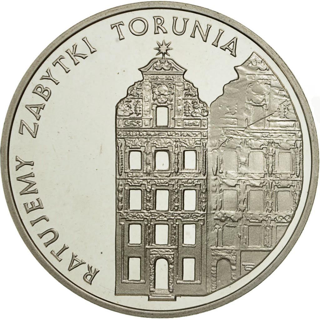 Coin, Poland, 5000 Zlotych, 1989, Warsaw, MS(63), Silver, KM:192