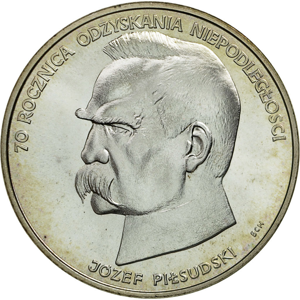 Coin, Poland, 50000 Zlotych, 1988, MS(63), Silver, KM:180