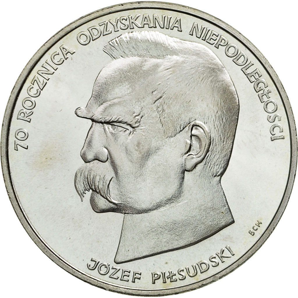 Coin, Poland, 50000 Zlotych, 1988, MS(63), Silver, KM:180