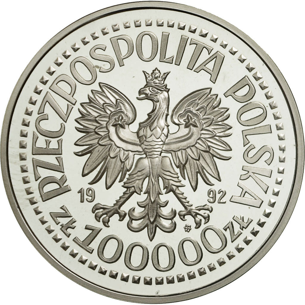 Moneta, Polonia, 100000 Zlotych, 1992, SPL, Argento, KM:227