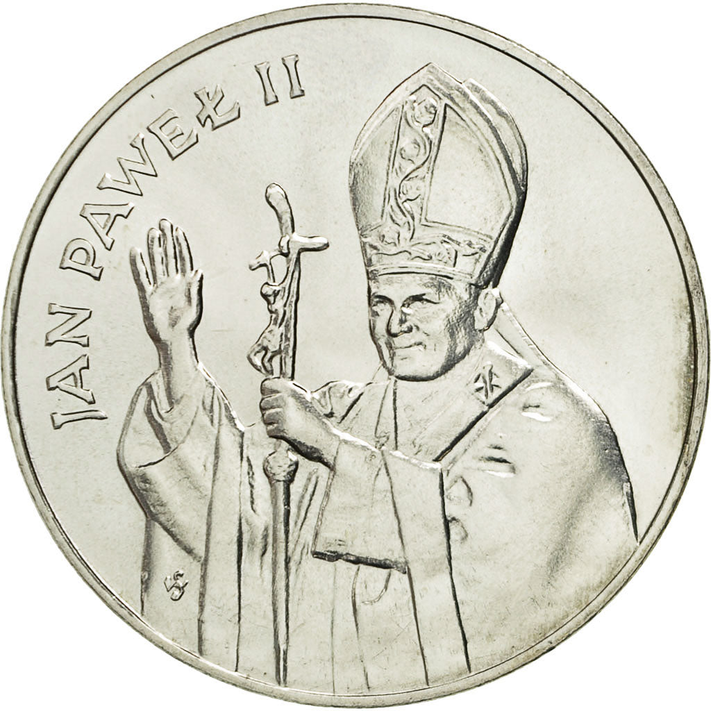 Coin, Poland, 10000 Zlotych, 1987, Warsaw, MS(63), Silver, KM:164