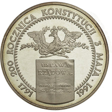 Monnaie, Pologne, 200000 Zlotych, 1991, SPL, Argent, KM:218