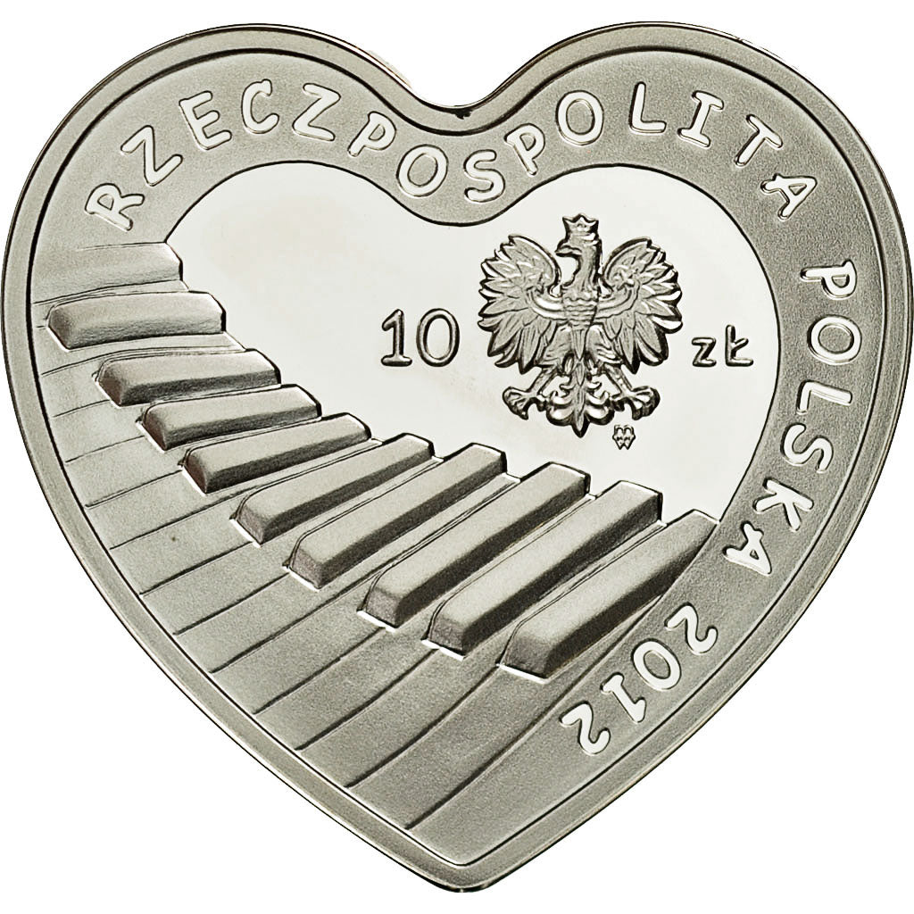 Coin, Poland, 10 Zlotych, 2012, Warsaw, MS(63), Silver, KM:810