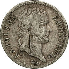 Moneda, Francia, Napoléon I, Franc, 1808, Paris, BC, Plata, KM:682.1