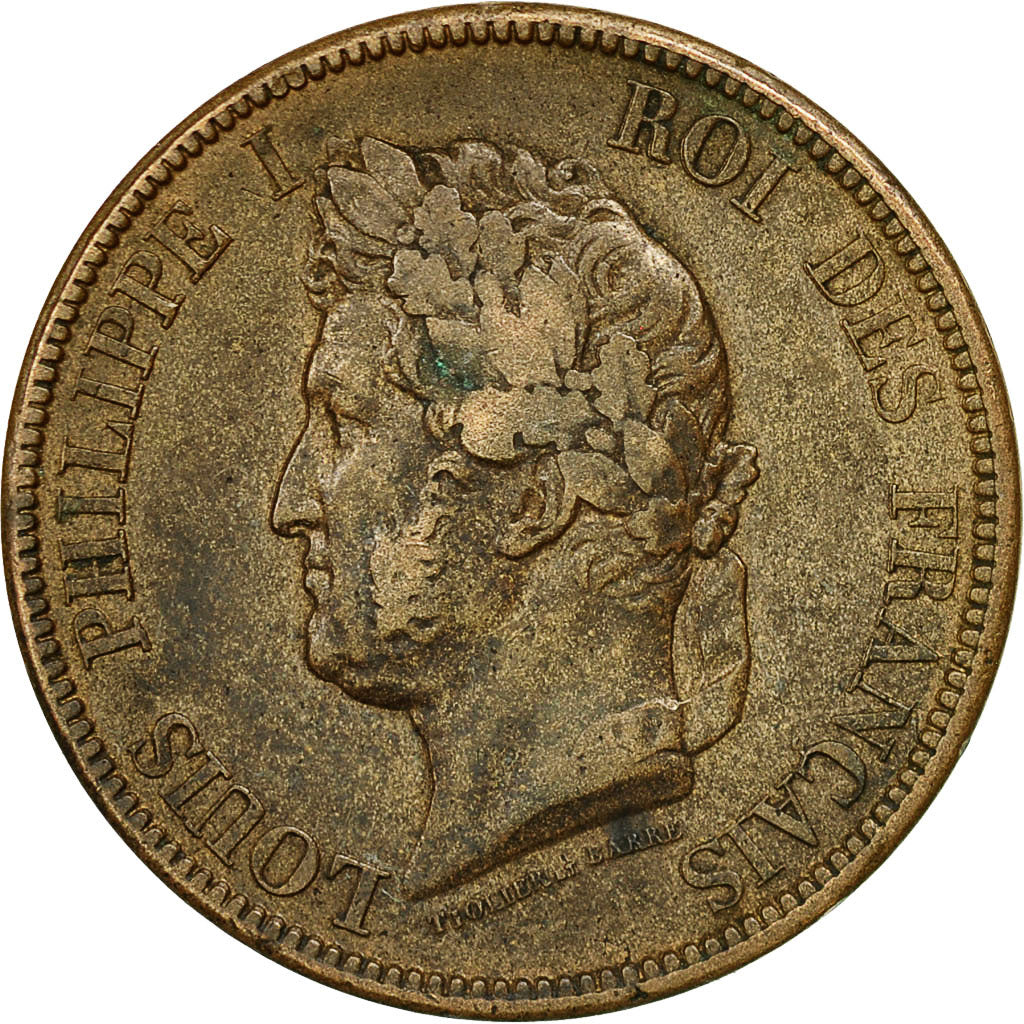 Coin, FRENCH COLONIES, Louis - Philippe, 10 Centimes, 1839, Paris, EF(40-45)