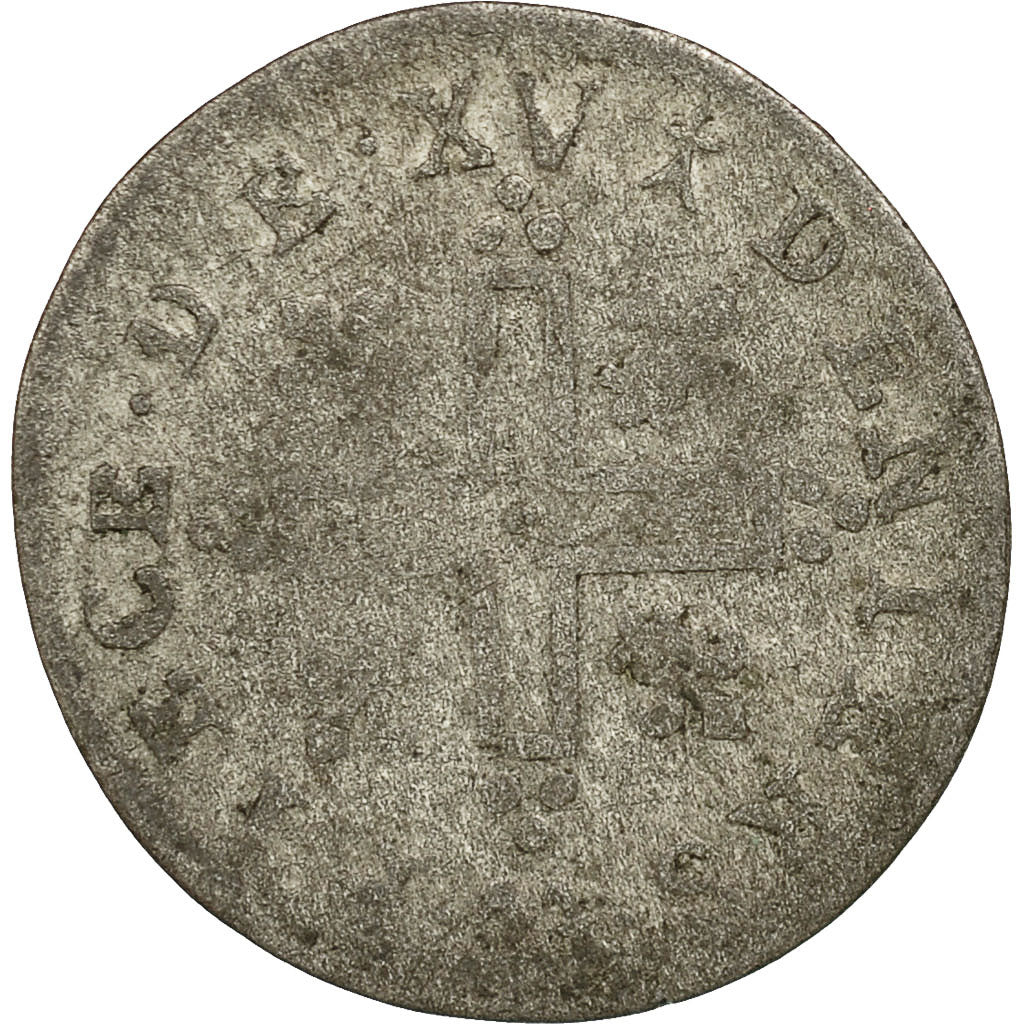 Moneta, Francja, Louis XIV, XV Deniers (pièce de), 15 Deniers, 1713, Metz