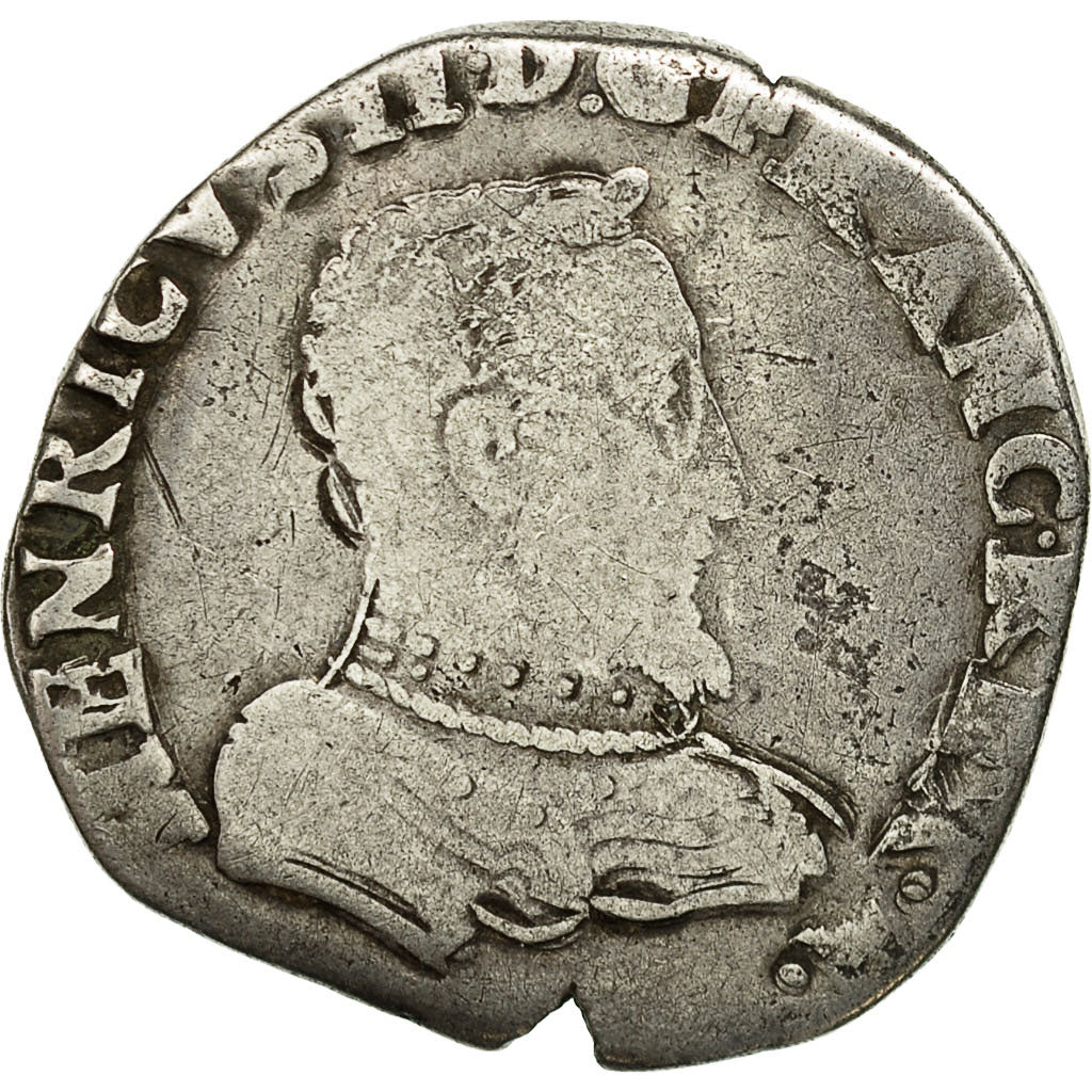 Monnaie, France, François II, François II, Teston, 1560, Lyon, B+, Argent